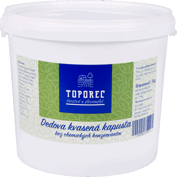 Toporecká dedová kapusta 5kg