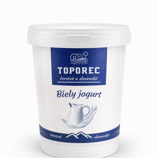 Jogurt  kravský biely Toporecký 1L